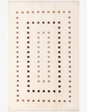 6' 7 x 9' 11 Hand Knotted Darya Wool Rug