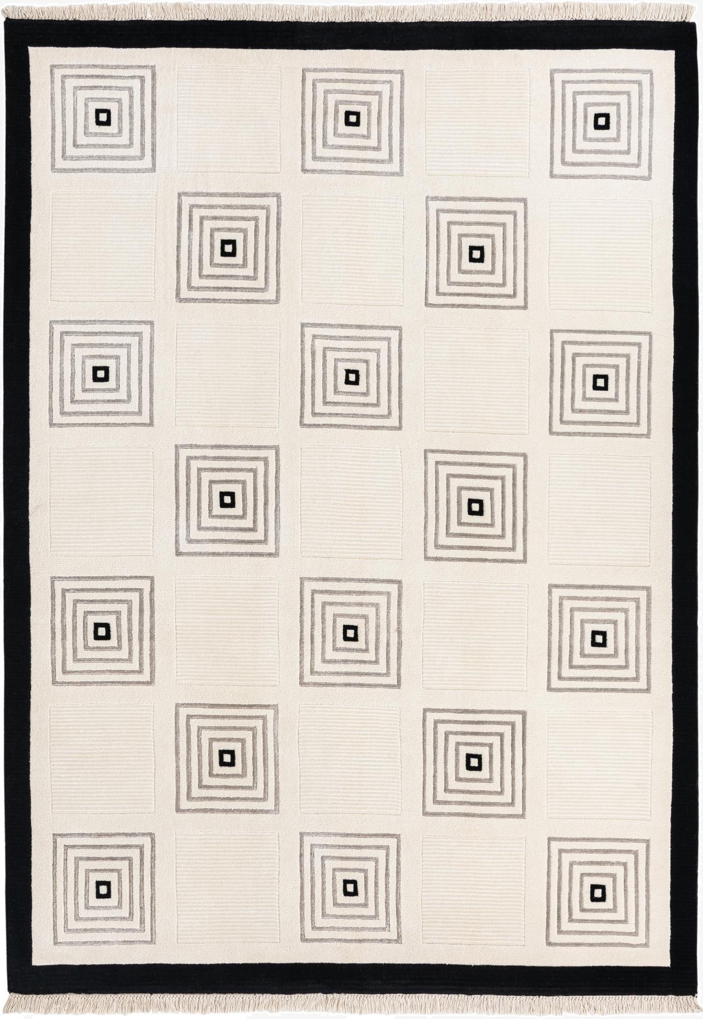 5' 8 x 7' 10  Hand Knotted Darya Wool Rug