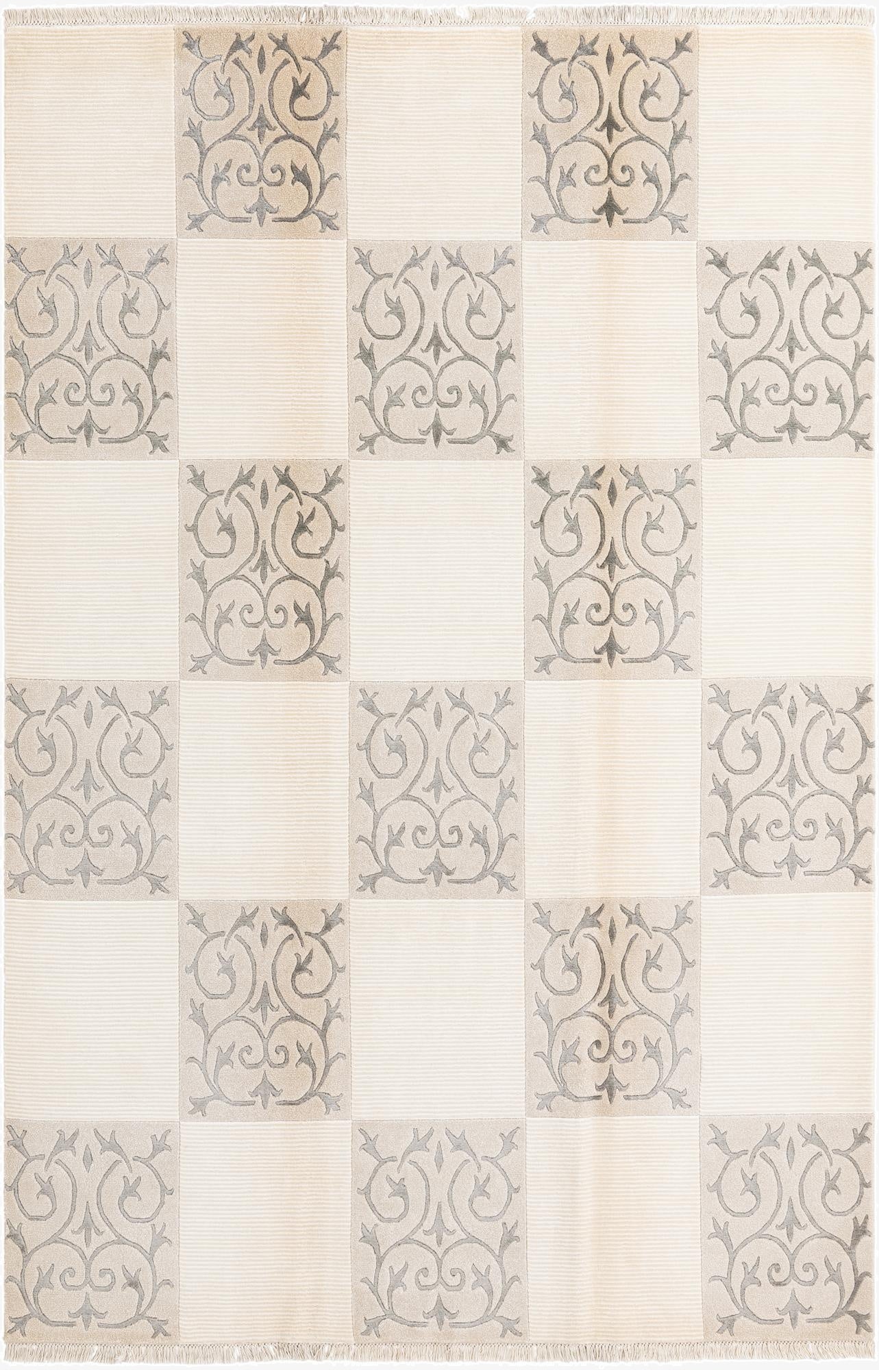 6' 6 x 9' 11  Hand Knotted Darya Wool Rug