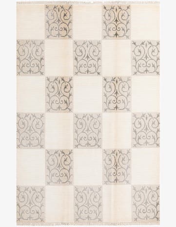 6' 6 x 9' 11 Hand Knotted Darya Wool Rug