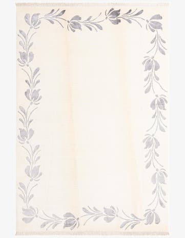 6' 7 x 9' 9 Hand Knotted Darya Wool Rug