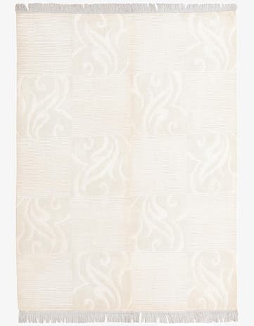 4' 9 x 6' 9 Hand Knotted Darya Wool Rug