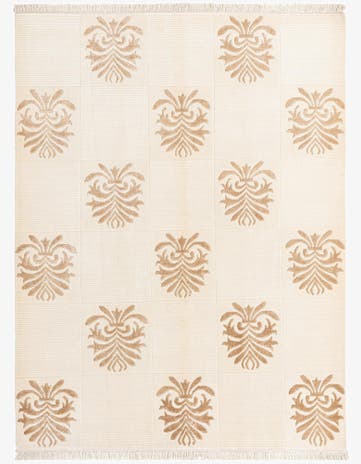 4' 11 x 6' 8 Hand Knotted Darya Wool Rug