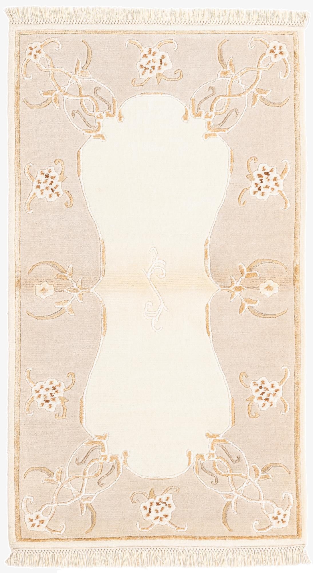 2' 9 x 4' 11  Hand Knotted Darya Wool Rug