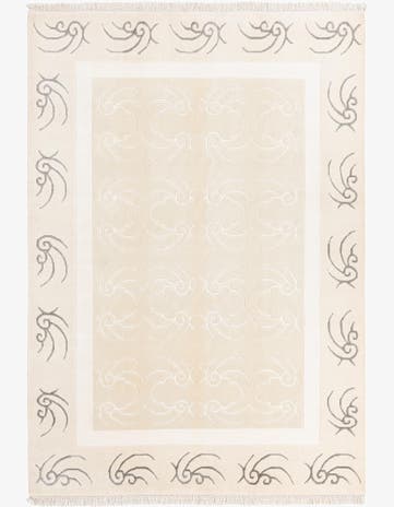 5' 7 x 7' 11 Hand Knotted Darya Wool Rug