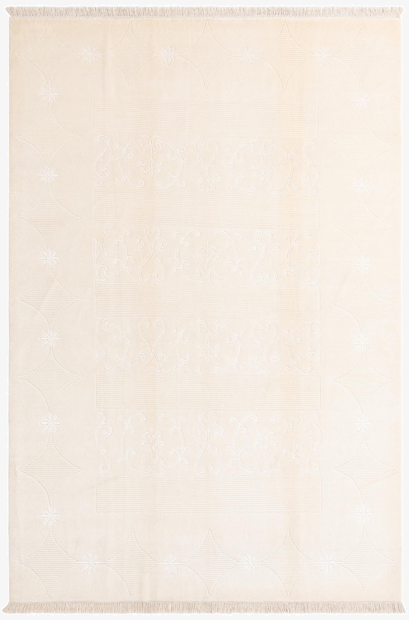 6' 7 x 9' 11  Hand Knotted Darya Wool Rug