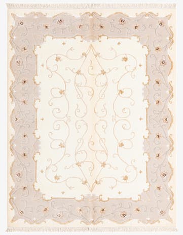 5' 1 x 6' 6 Hand Knotted Darya Wool Rug
