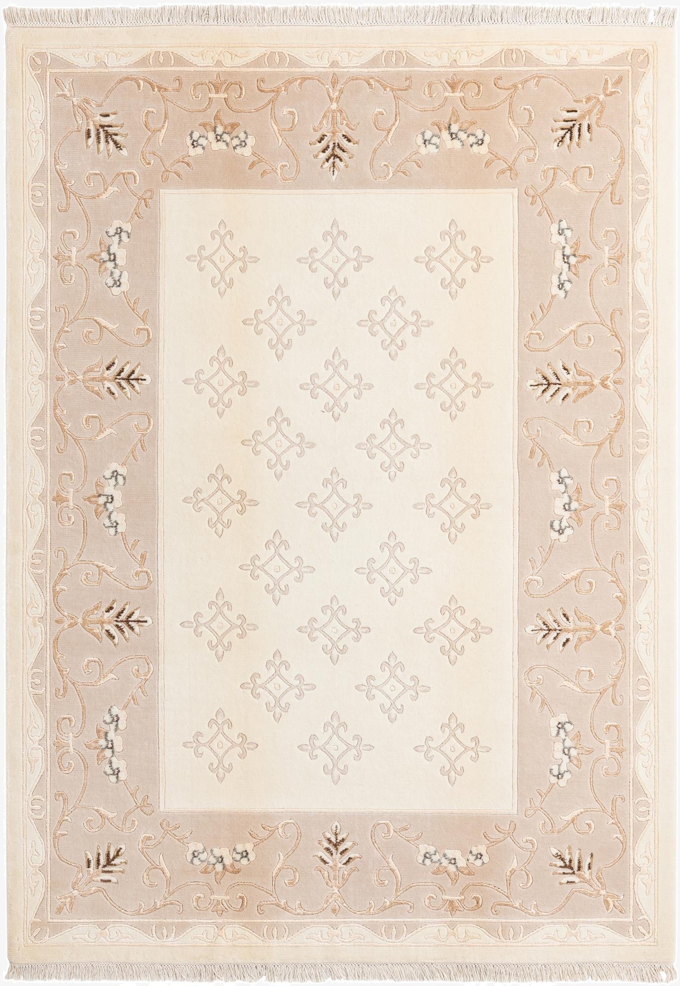 5' 7 x 8'  Hand Knotted Darya Wool Rug
