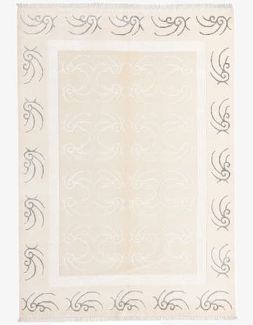 5' 7 x 7' 10 Hand Knotted Darya Wool Rug