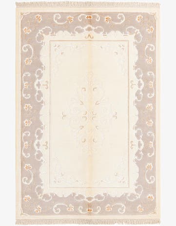 4' x 5' 10 Hand Knotted Darya Wool Rug
