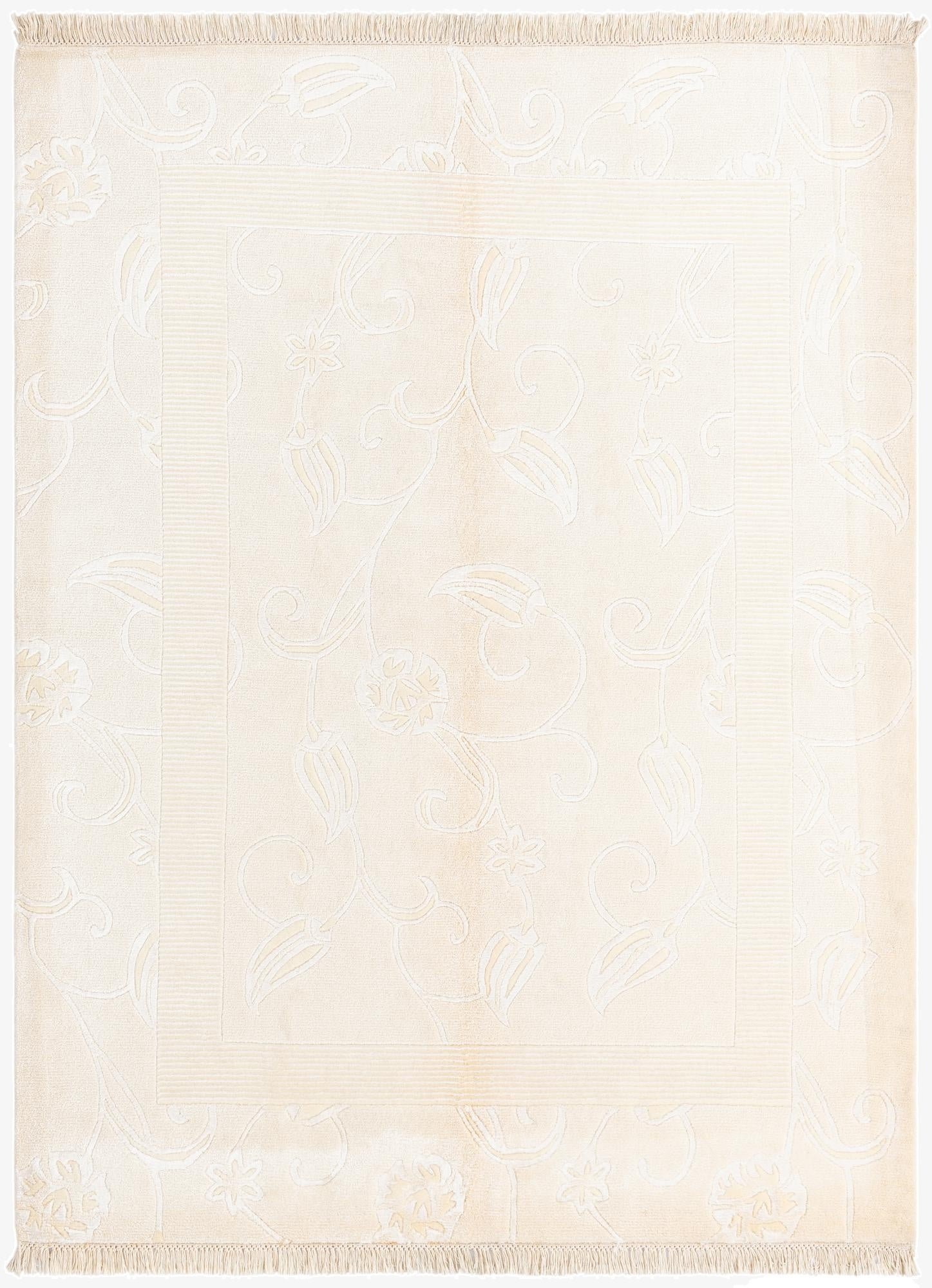 5' x 6' 7  Hand Knotted Darya Wool Rug