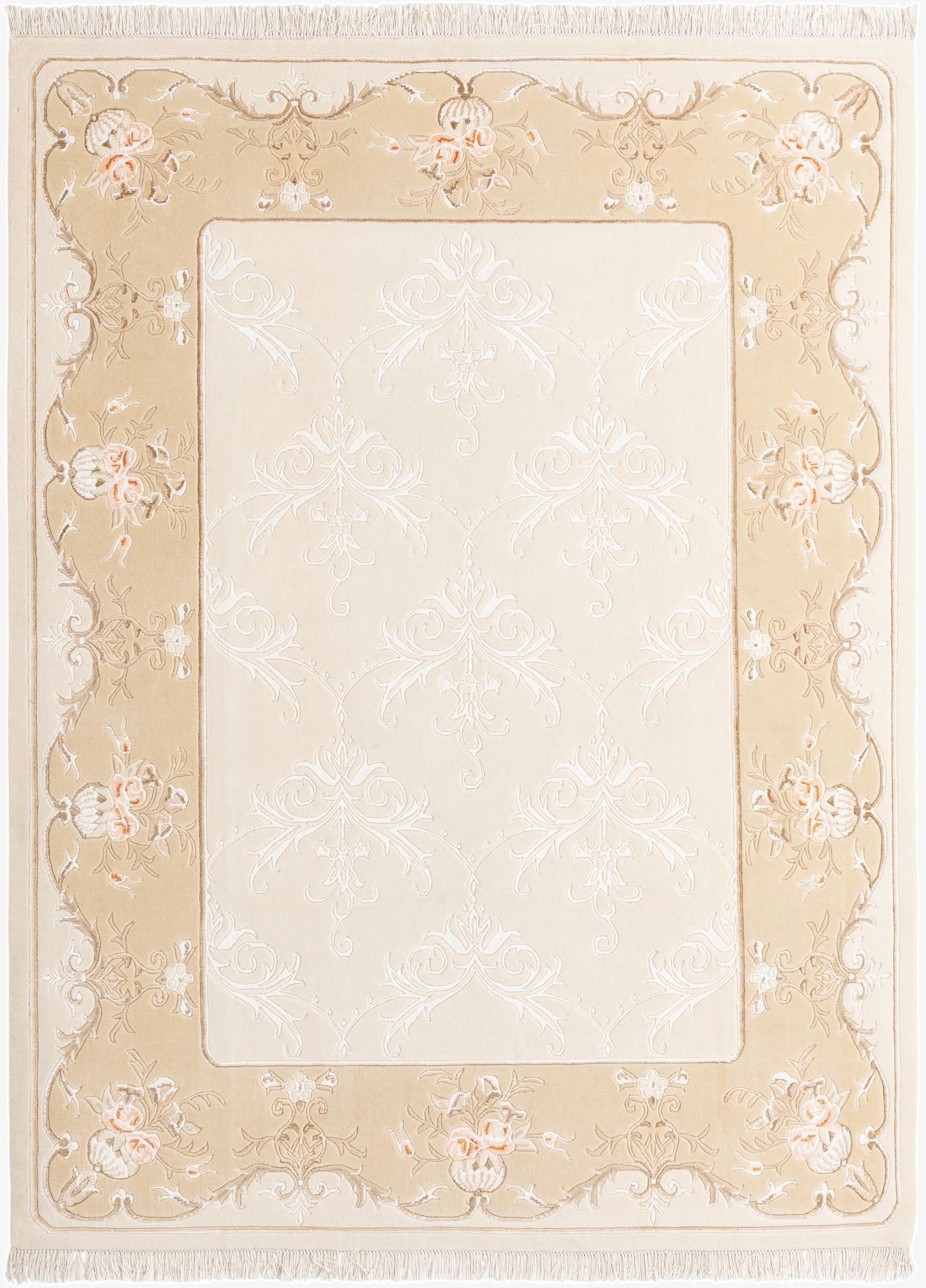 7' x 9' 6  Hand Knotted Darya Wool Rug