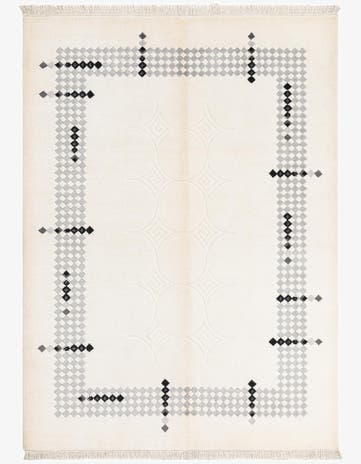 4' 10 x 6' 7 Hand Knotted Darya Wool Rug