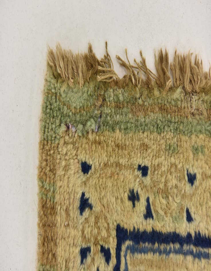 Detail image of 9' 4 x 12' 8  Hand Knotted Farahan Persian Wool Rug