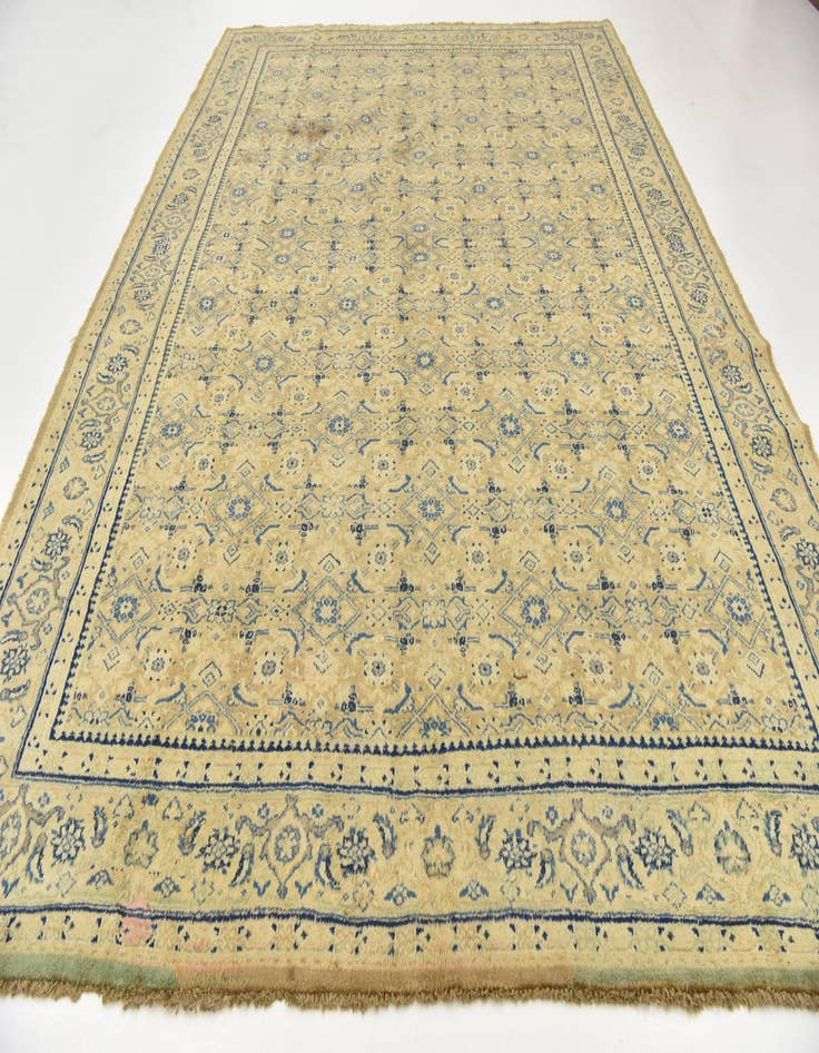 Detail image of 9' 4 x 12' 8  Hand Knotted Farahan Persian Wool Rug