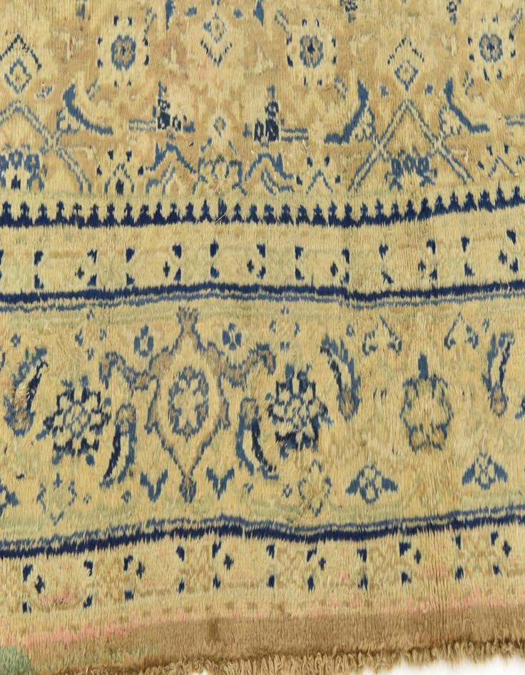 Detail image of 9' 4 x 12' 8  Hand Knotted Farahan Persian Wool Rug