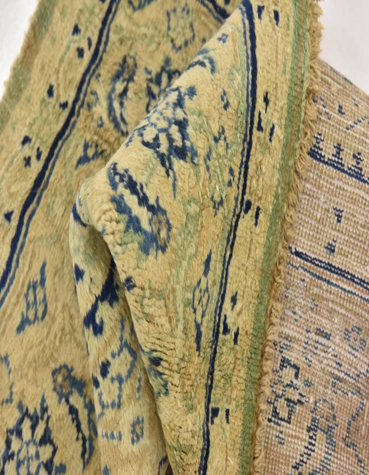 Detail image of 9' 4 x 12' 8  Hand Knotted Farahan Persian Wool Rug