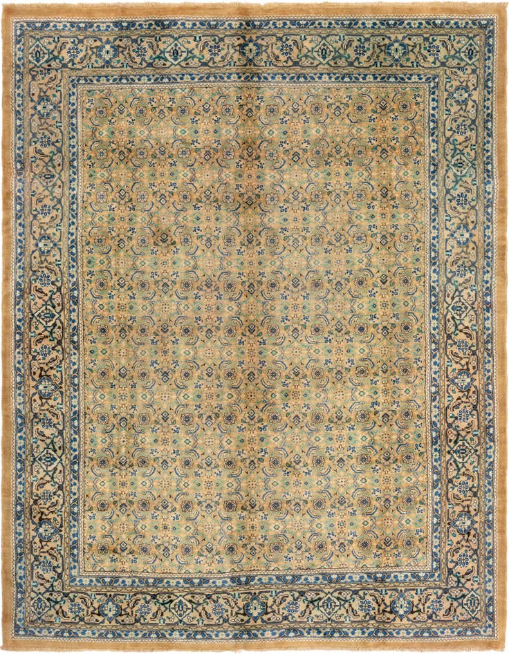 Detail image of 10' x 13' Hand Knotted Farahan Persian Wool Rug
