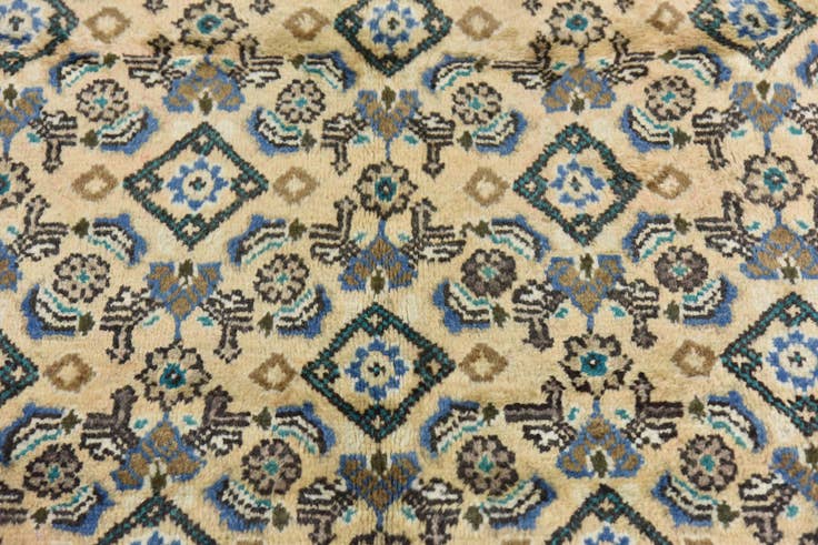 Detail image of 9' 10 x 13' 5 Hand Knotted Farahan Persian Wool Rug