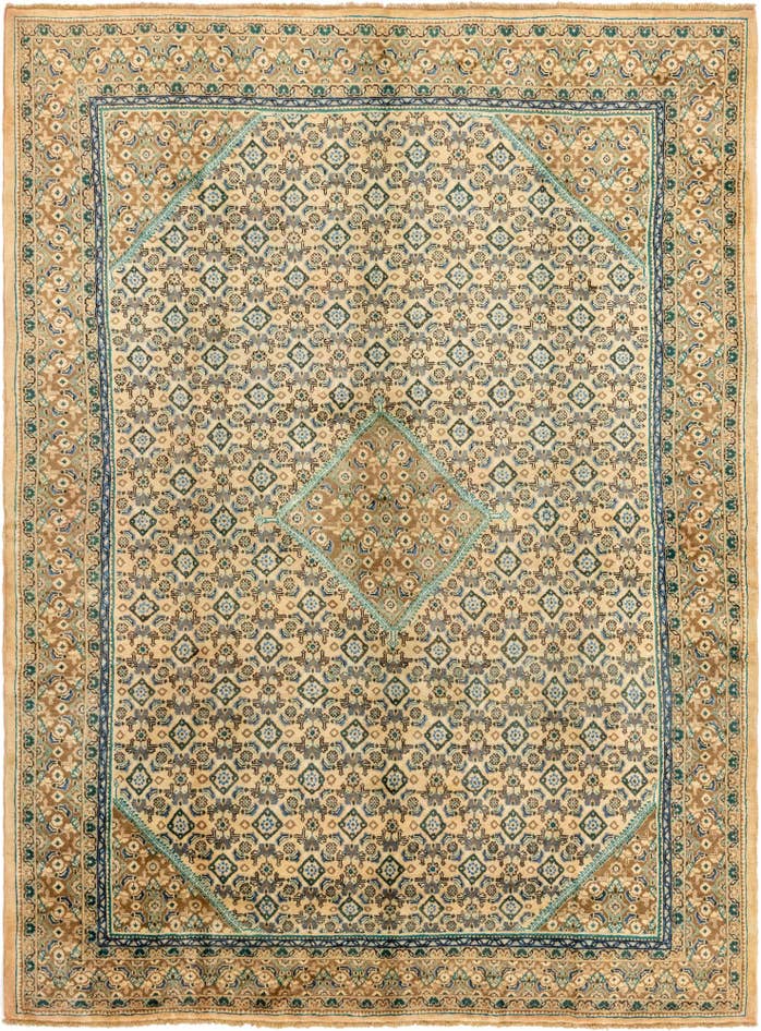 Detail image of 9' 10 x 13' 5 Hand Knotted Farahan Persian Wool Rug