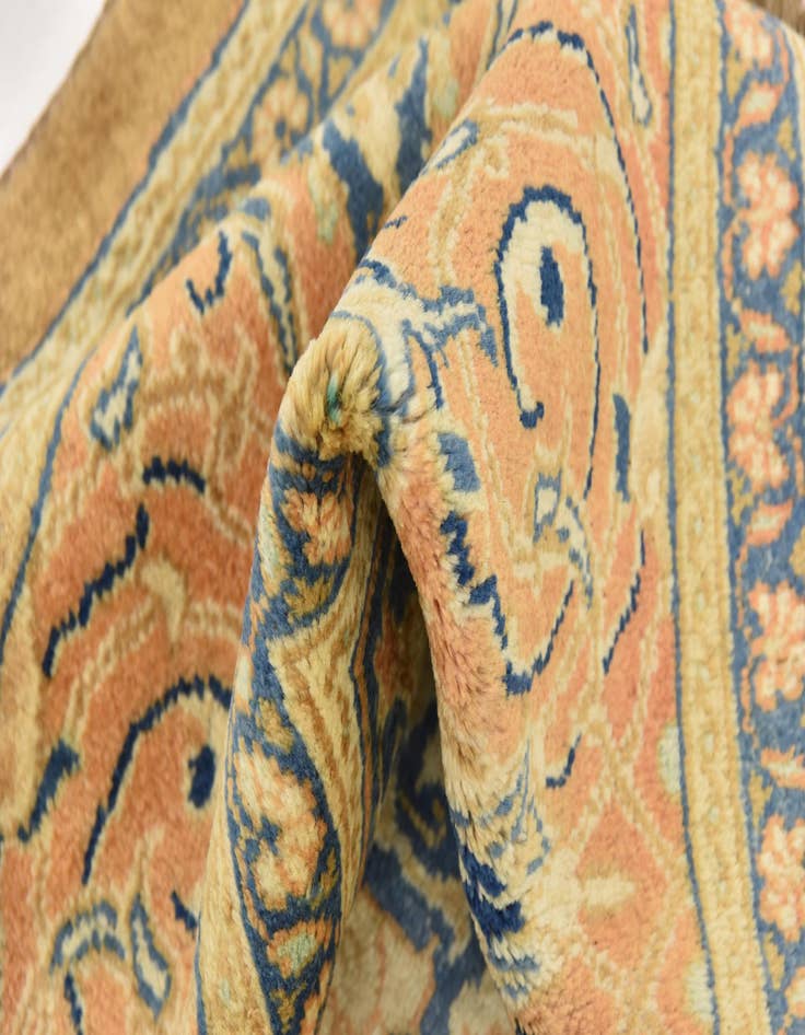 Detail image of 9' 9 x 13'  Hand Knotted Farahan Persian Wool Rug