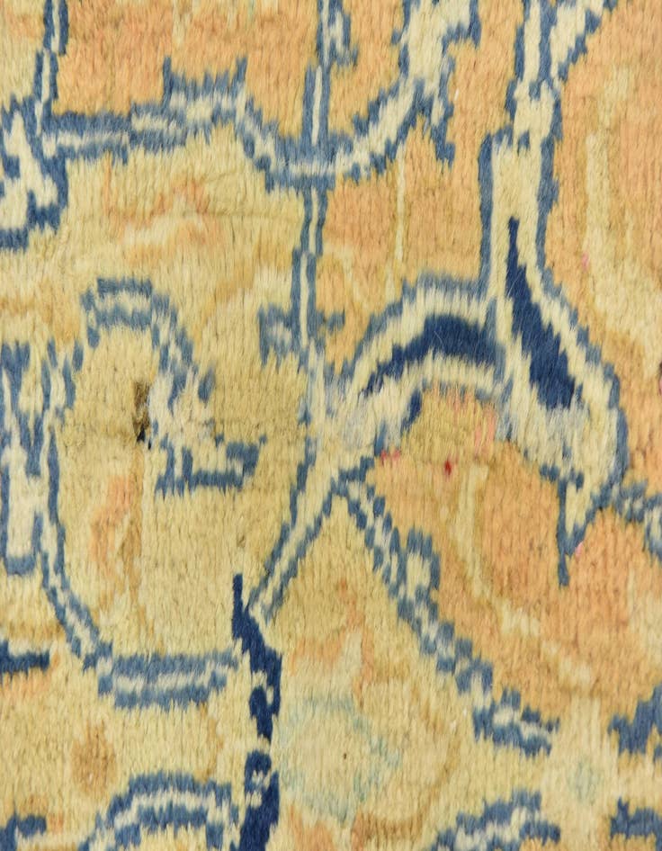 Detail image of 9' 9 x 13'  Hand Knotted Farahan Persian Wool Rug