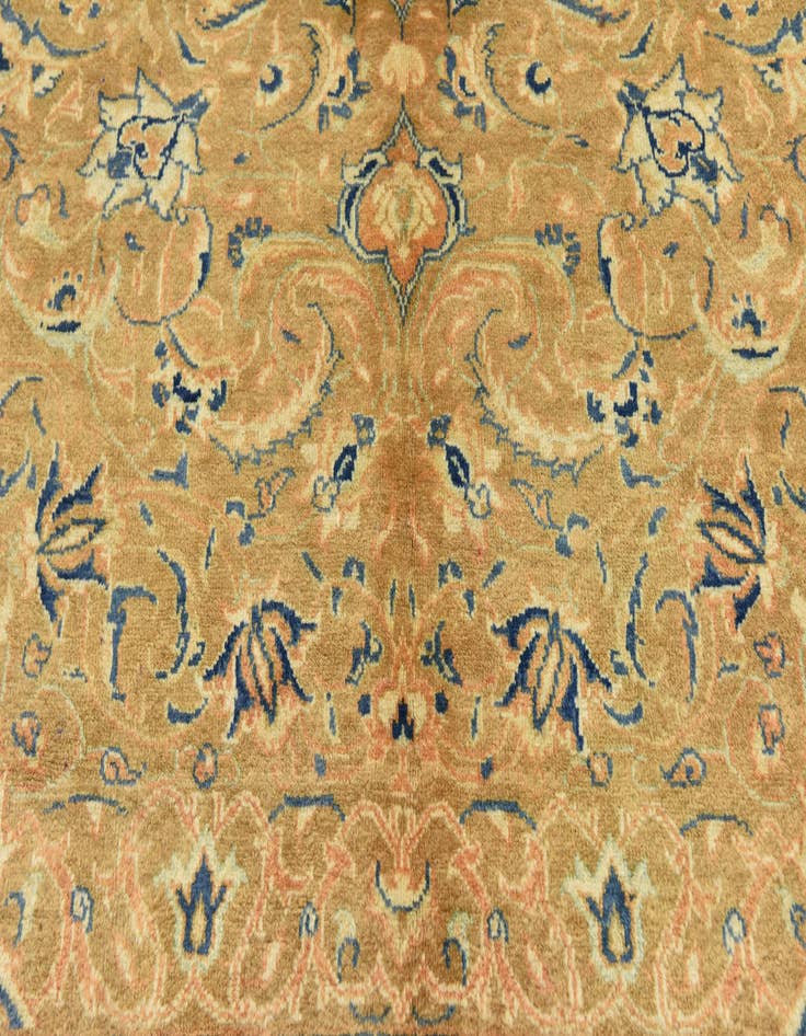 Detail image of 9' 9 x 13'  Hand Knotted Farahan Persian Wool Rug