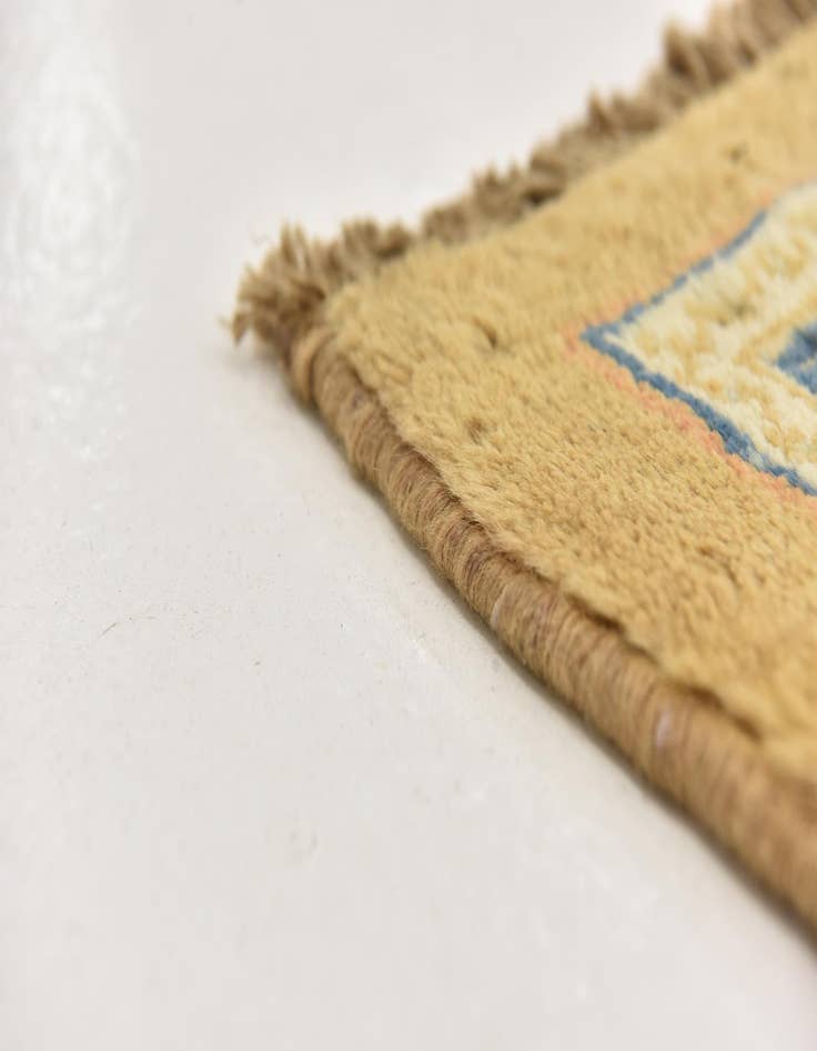 Detail image of 9' 9 x 13'  Hand Knotted Farahan Persian Wool Rug