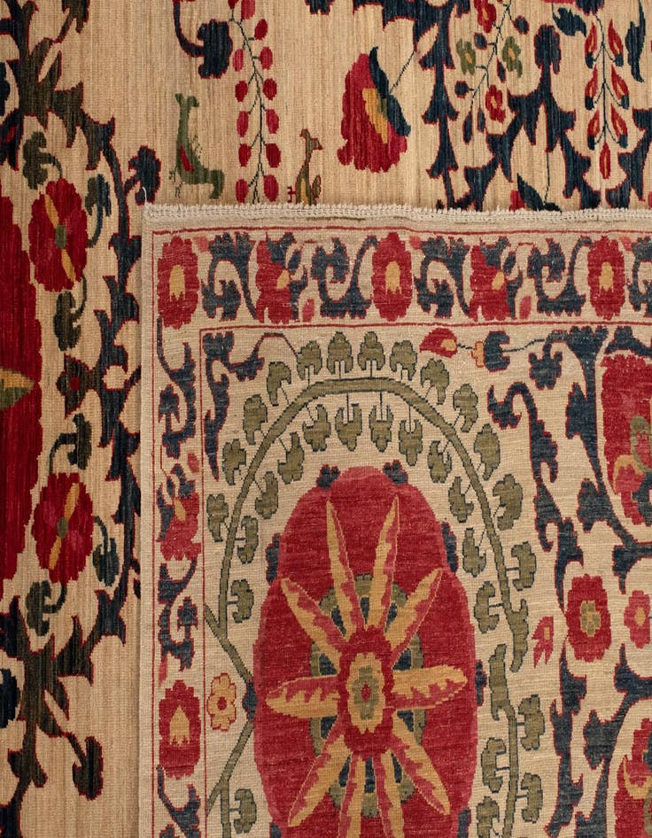 Detail image of 10' 2 x 13' 11 Farahan Wool Rug