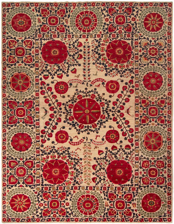 Detail image of 10' 2 x 13' 11 Farahan Wool Rug