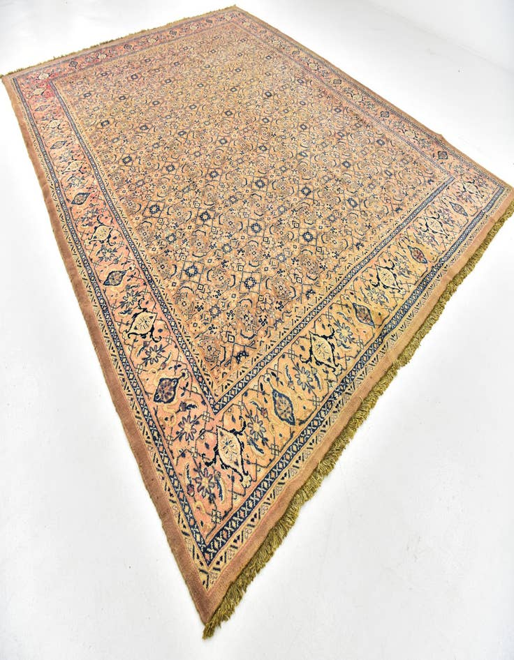Detail image of 10' 3 x 12' 9 Hand Knotted Farahan Persian Wool Rug
