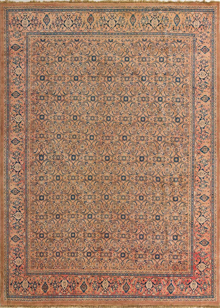 10' 3 x 12' 9 Hand Knotted Farahan Persian Wool Rug