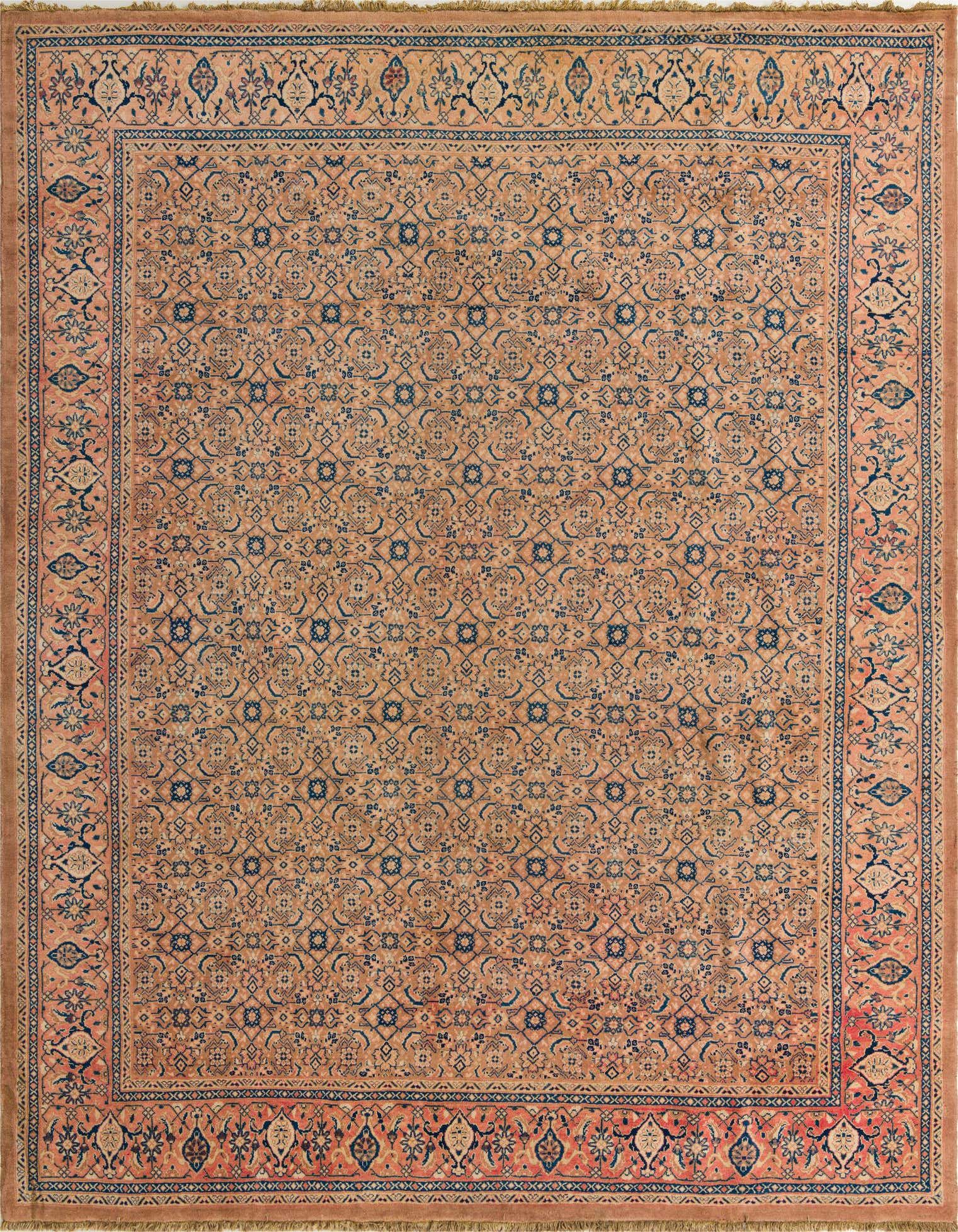 10' 3 x 12' 9 Hand Knotted Farahan Persian Wool Rug