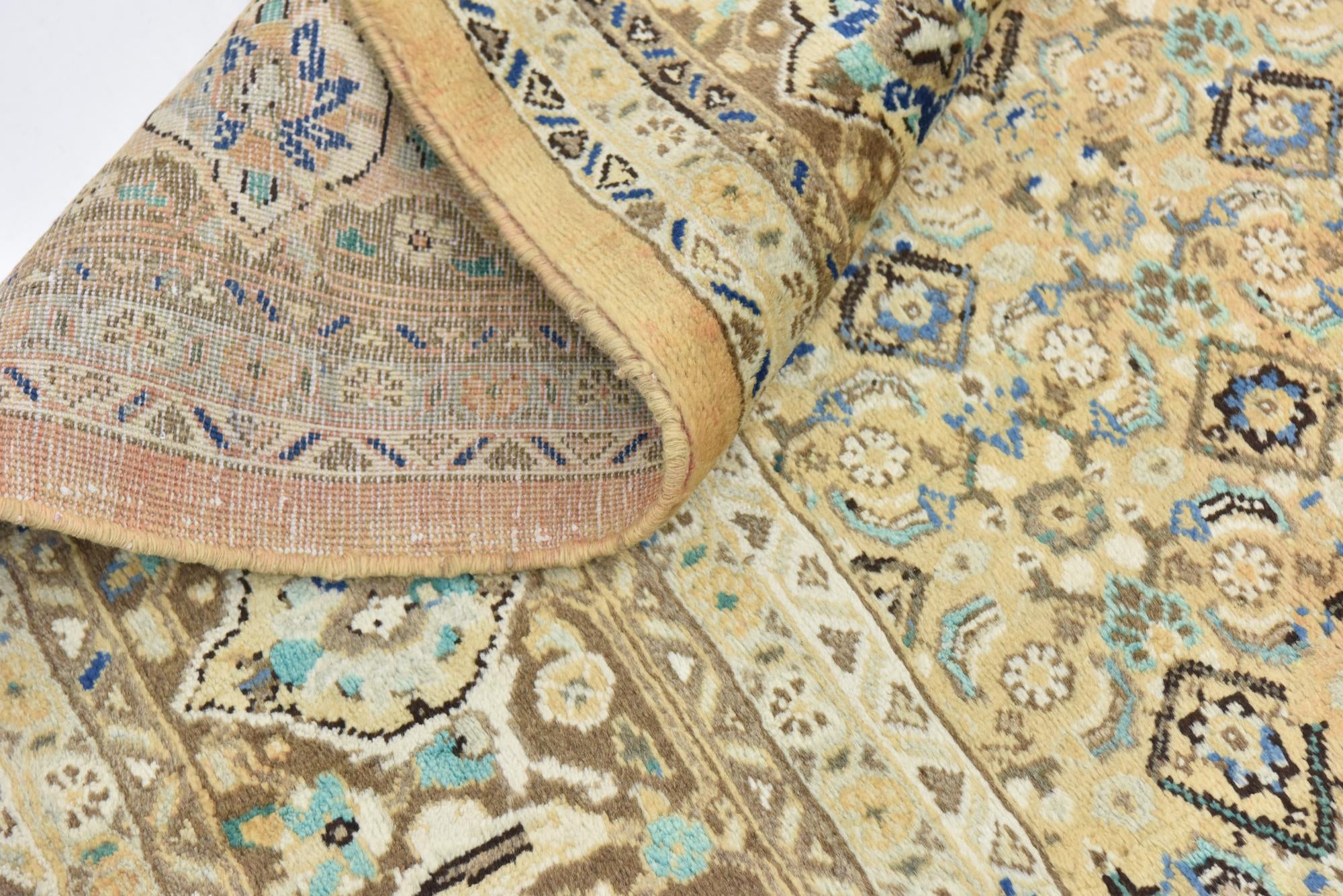 10' x 13' 2 Hand Knotted Farahan Persian Wool Rug