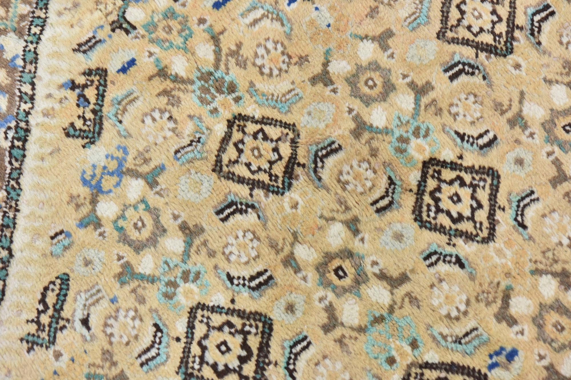 10' x 13' 2 Hand Knotted Farahan Persian Wool Rug