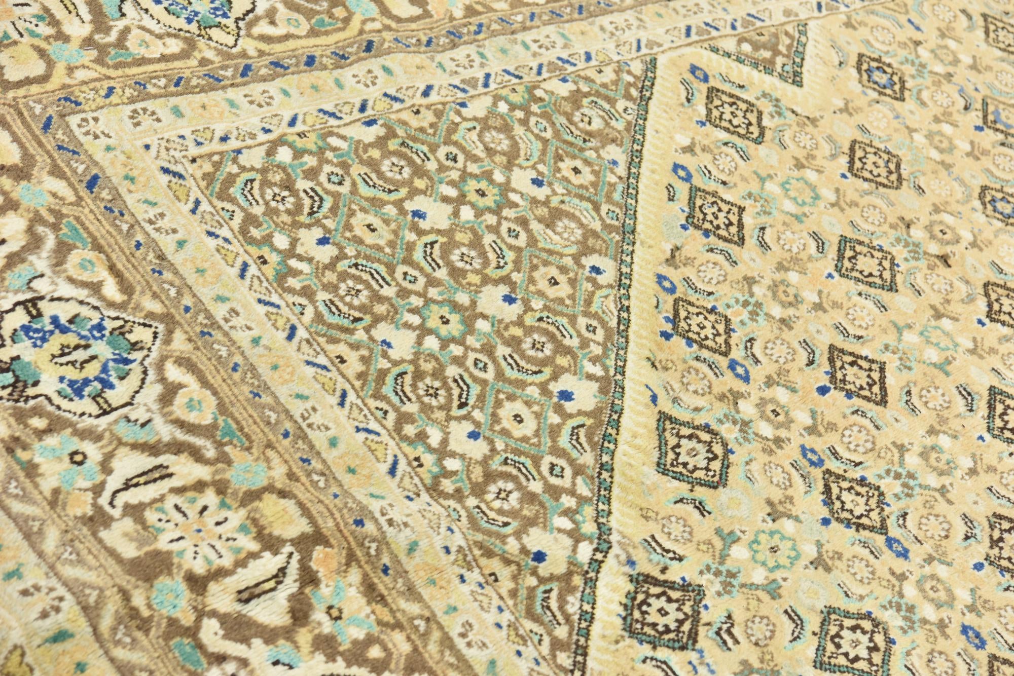 10' x 13' 2 Hand Knotted Farahan Persian Wool Rug