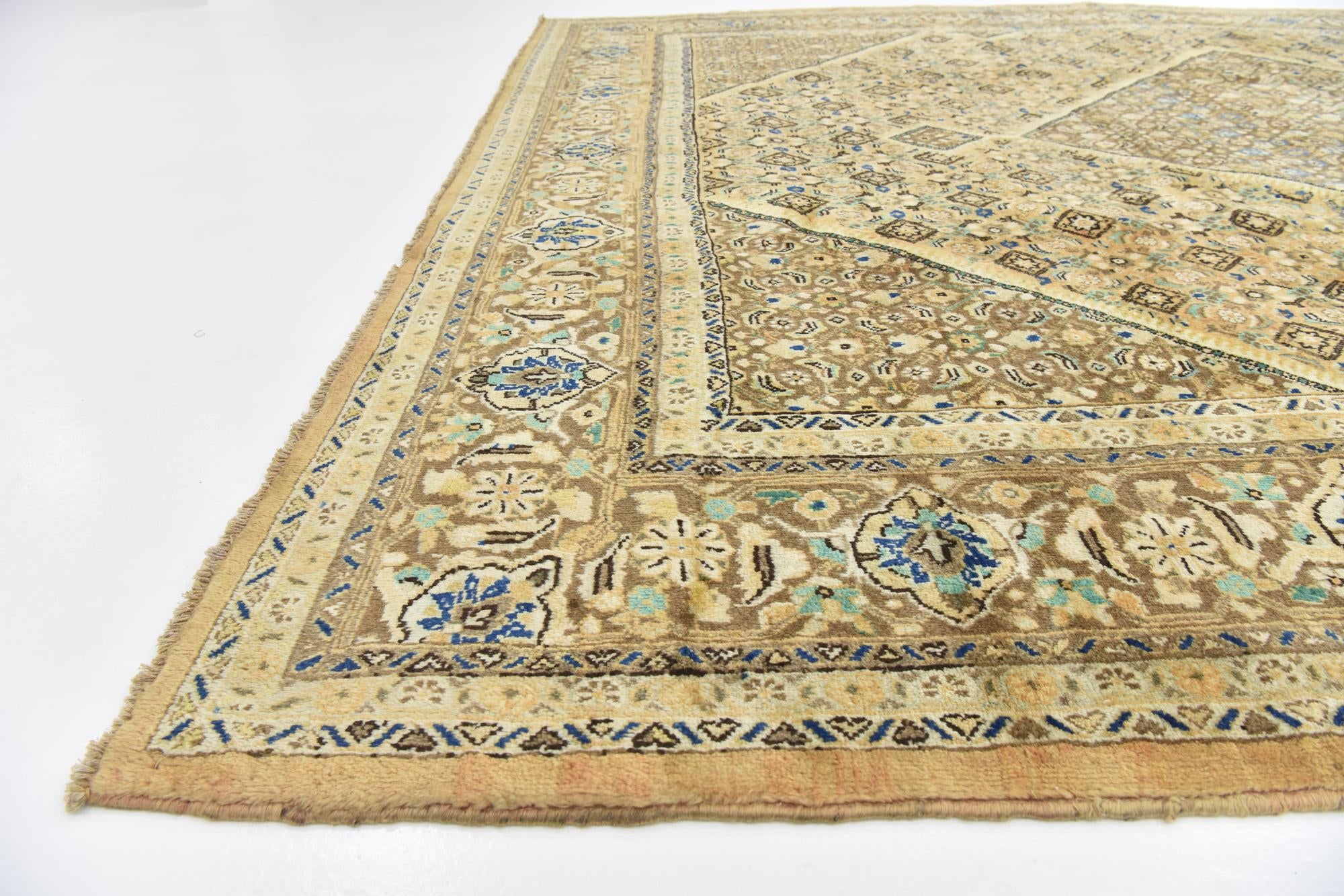 10' x 13' 2 Hand Knotted Farahan Persian Wool Rug