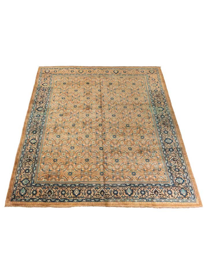 9' 7 x 12' 9 Hand Knotted Farahan Persian Wool Rug