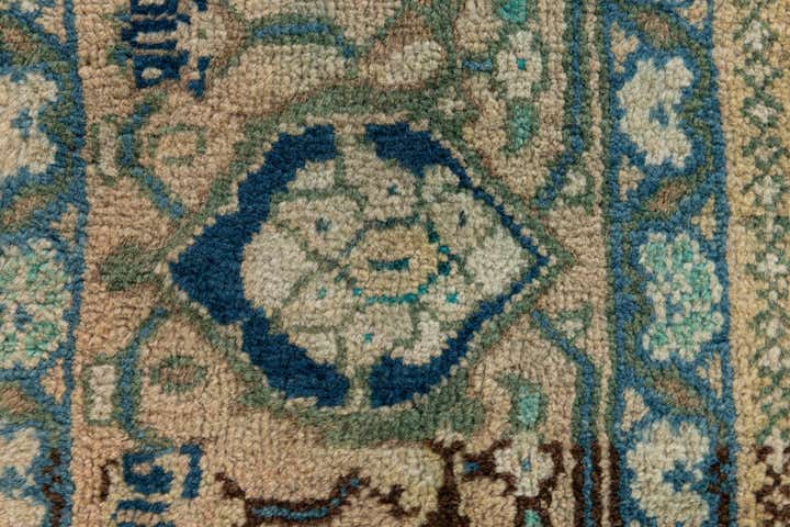 9' 7 x 12' 9 Hand Knotted Farahan Persian Wool Rug