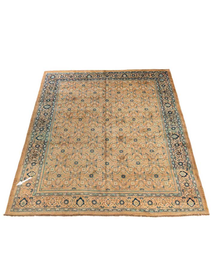 9' 7 x 12' 9 Hand Knotted Farahan Persian Wool Rug