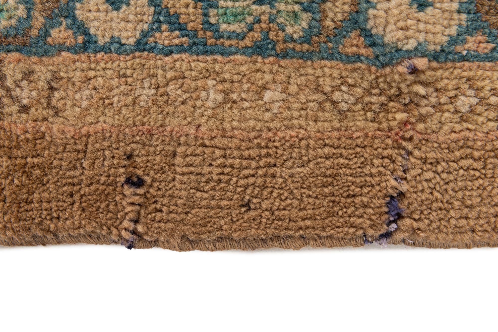 9' 7 x 12' 9 Hand Knotted Farahan Persian Wool Rug