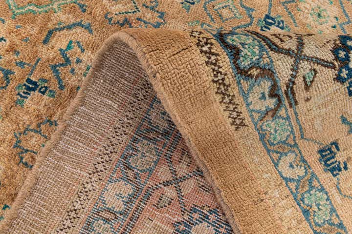 9' 7 x 12' 9 Hand Knotted Farahan Persian Wool Rug