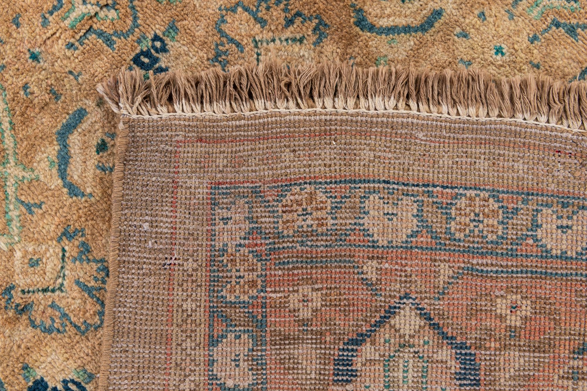 9' 7 x 12' 9 Hand Knotted Farahan Persian Wool Rug