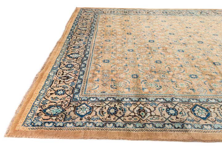 9' 7 x 12' 9 Hand Knotted Farahan Persian Wool Rug
