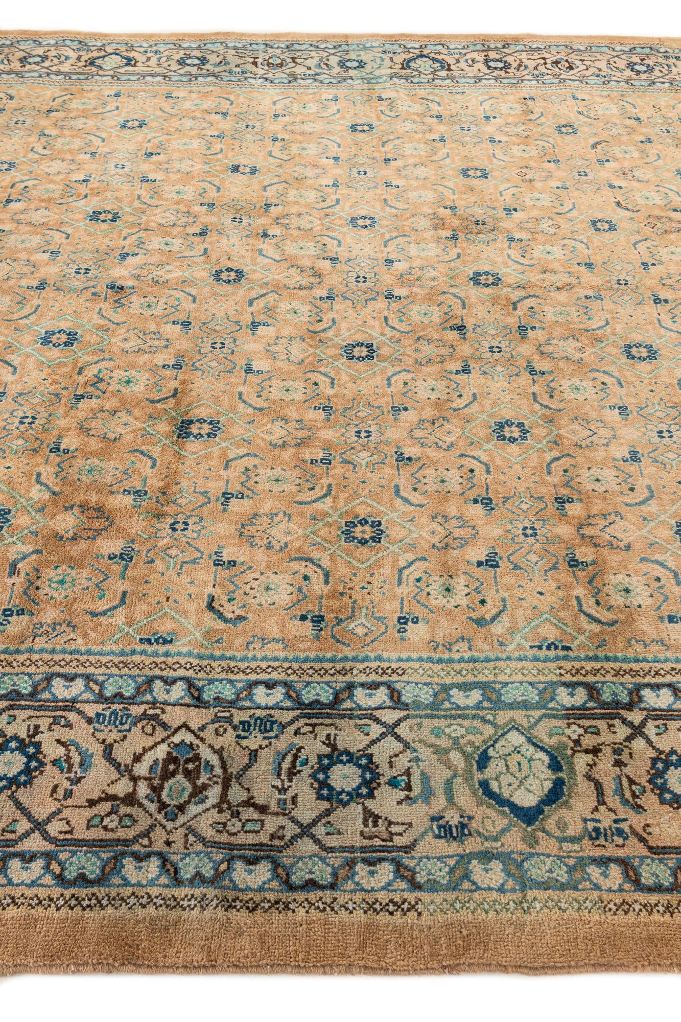 9' 7 x 12' 9 Hand Knotted Farahan Persian Wool Rug