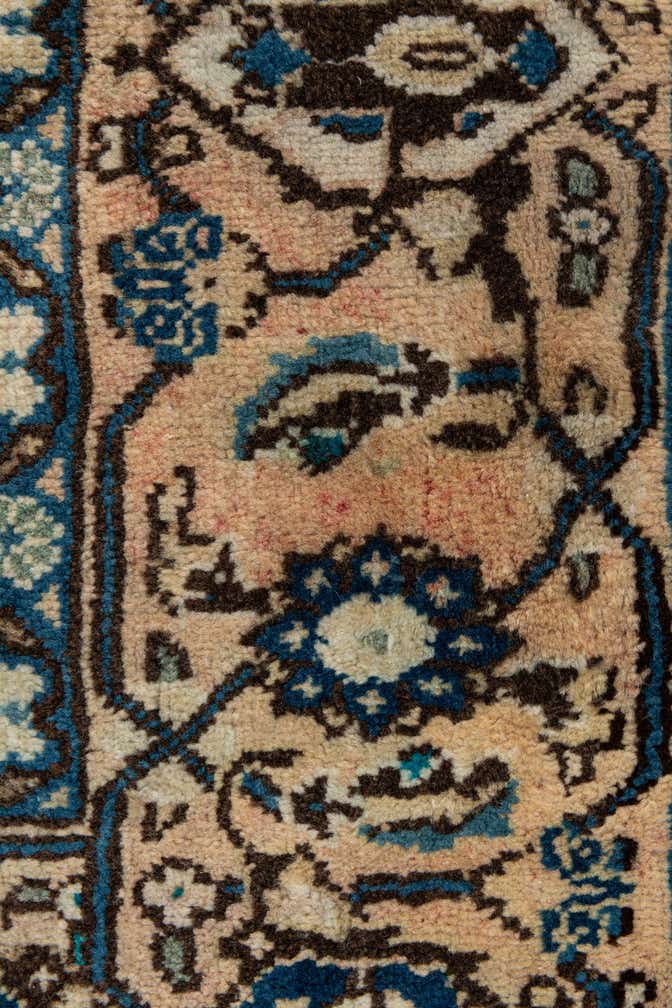 9' 7 x 12' 9 Hand Knotted Farahan Persian Wool Rug