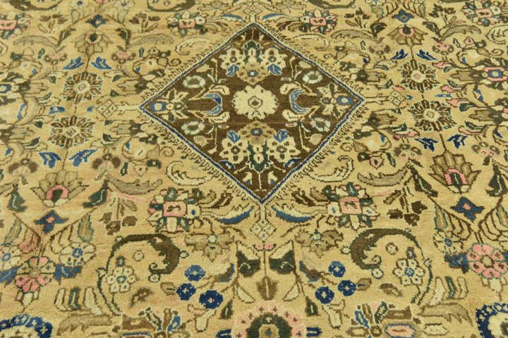 9' 10 x 13' Hand Knotted Farahan Persian Wool Rug
