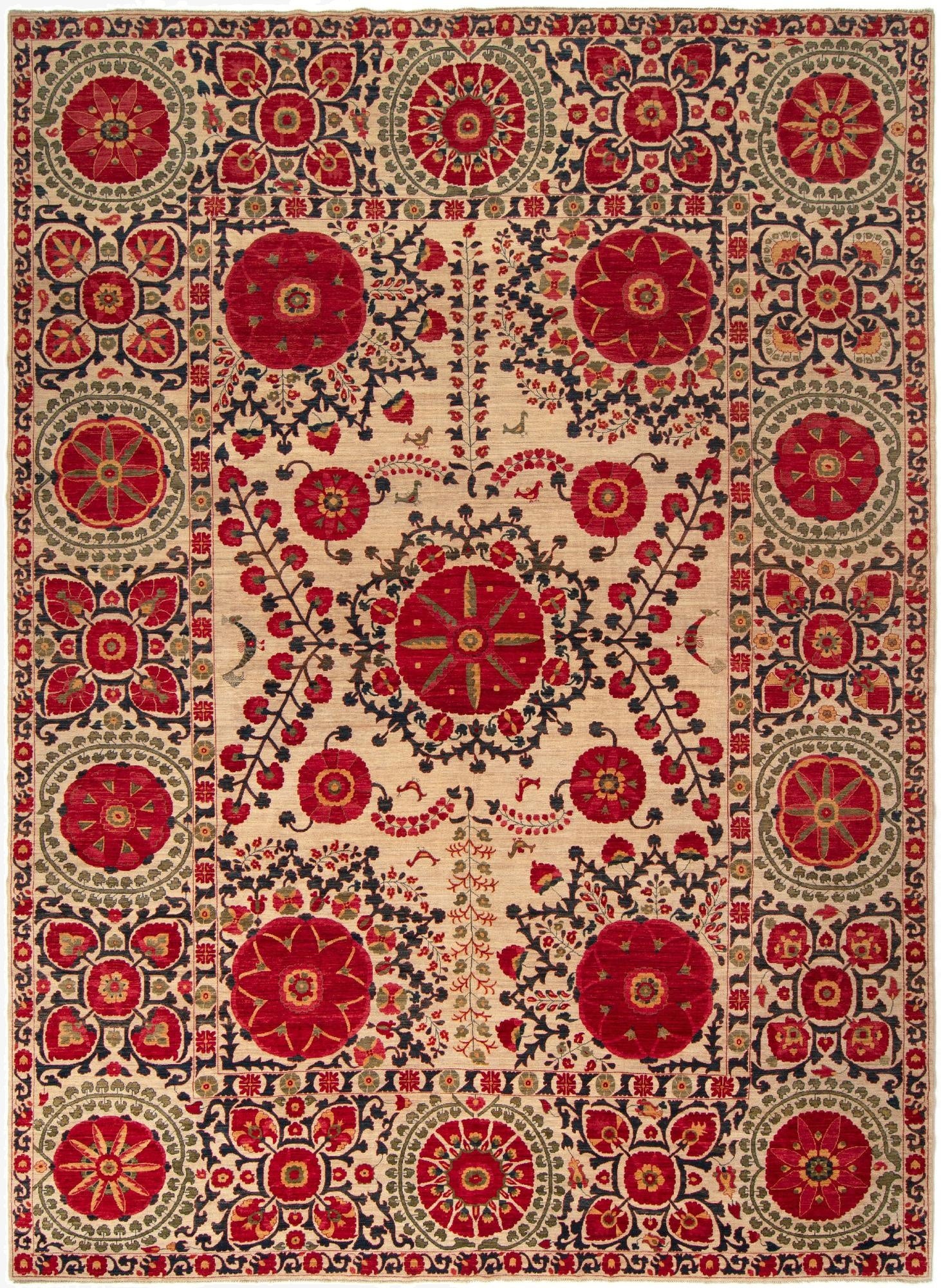 10' 2 x 13' 11 Farahan Wool Rug