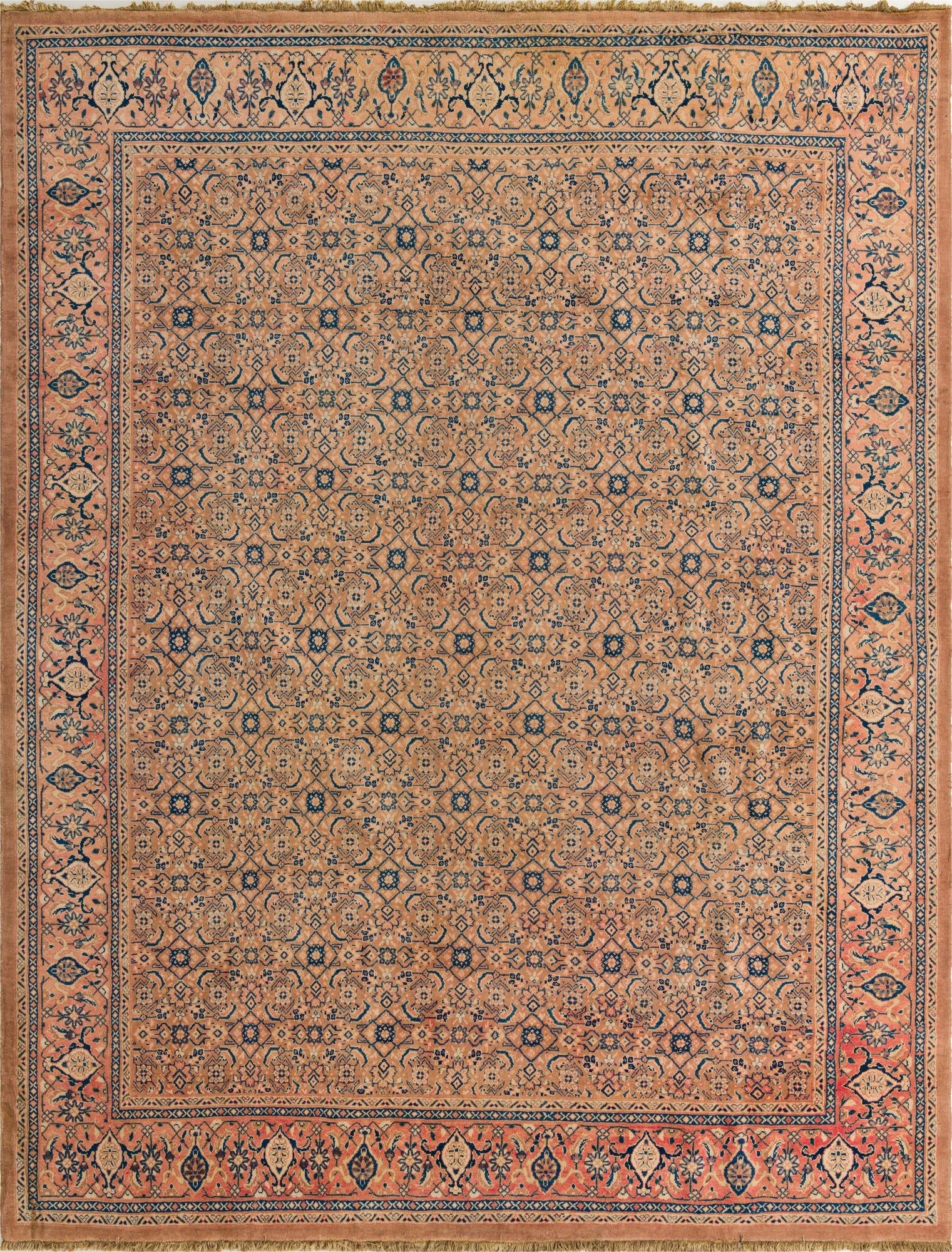 10' 3 x 12' 9  Hand Knotted Farahan Persian Wool Rug