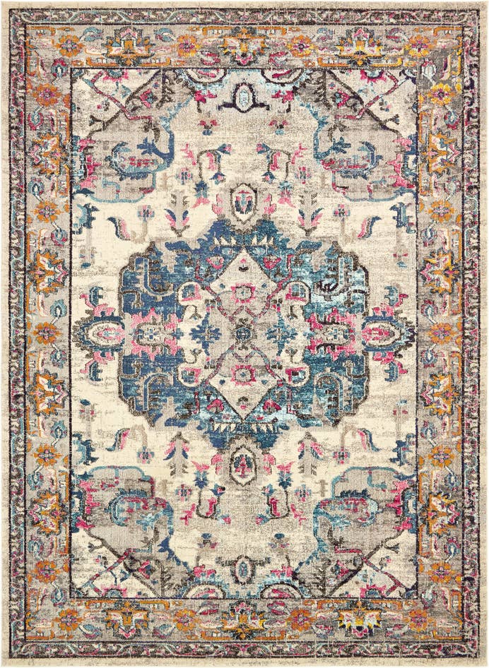 Detail image of 9' x 12' 2 Washable Fleur Rug
